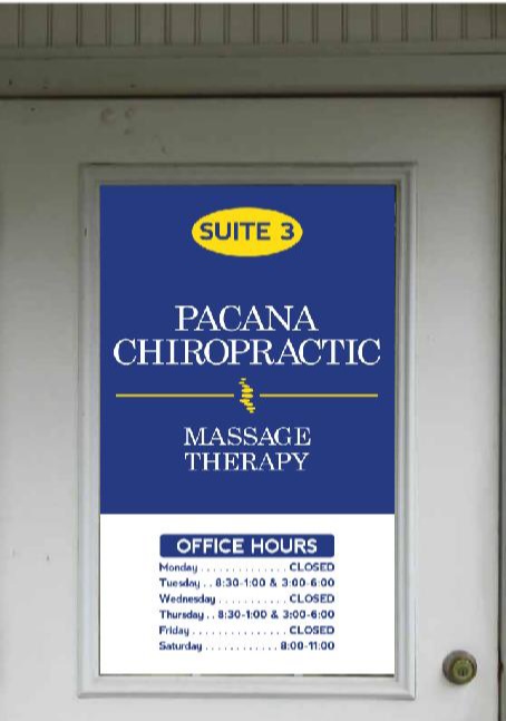 Pacana Chiropractic and Massage Therapy 705 Center St Suite 3, Lewiston New York 14092