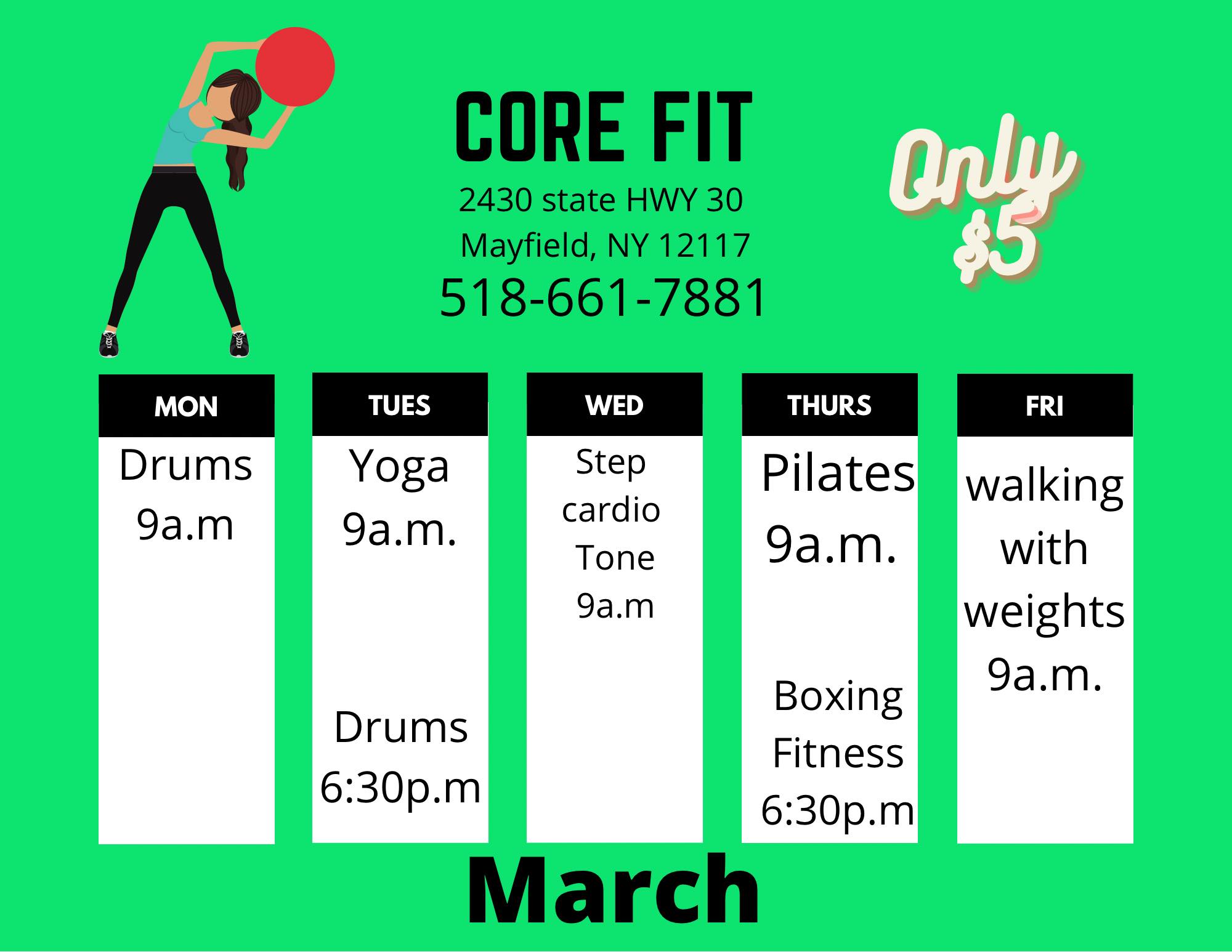 Core Fit 2430 NY-30, Mayfield New York 12117