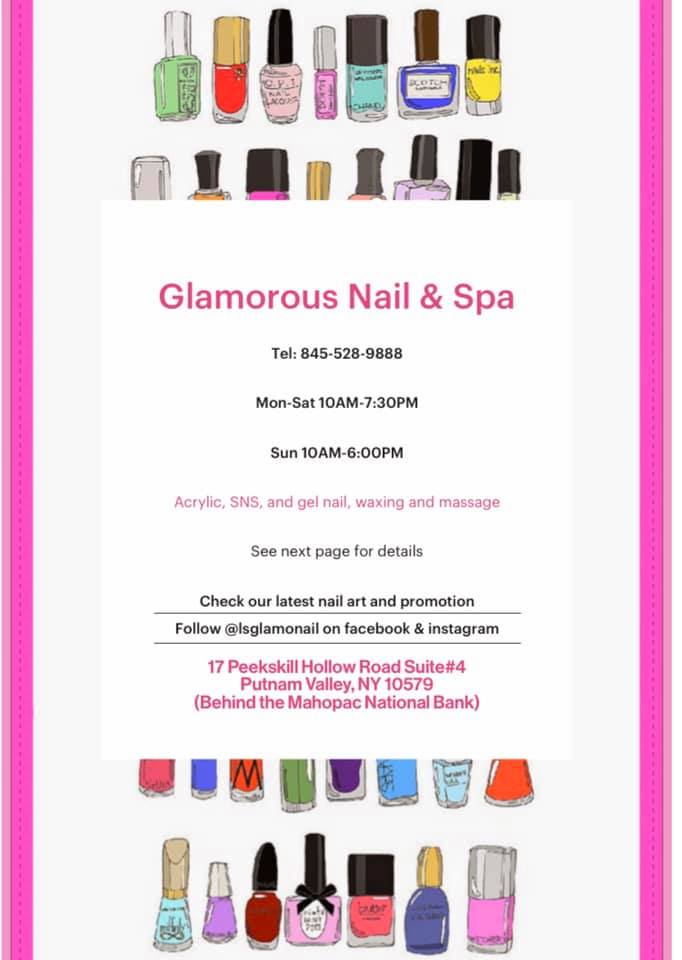 Glamorous Nails & Spa 17 Peekskill Hollow Rd # 4, Putnam Valley New York 10579