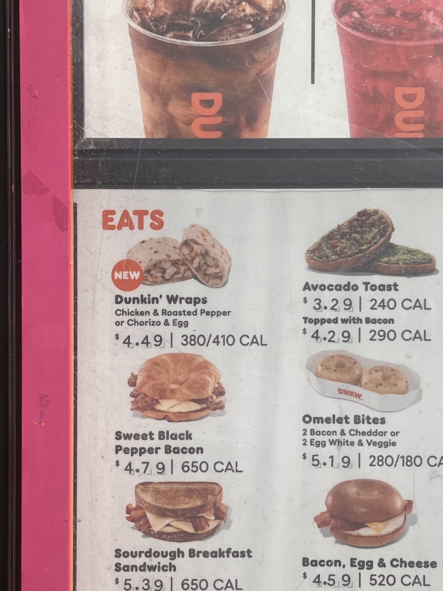 Dunkin' Menu