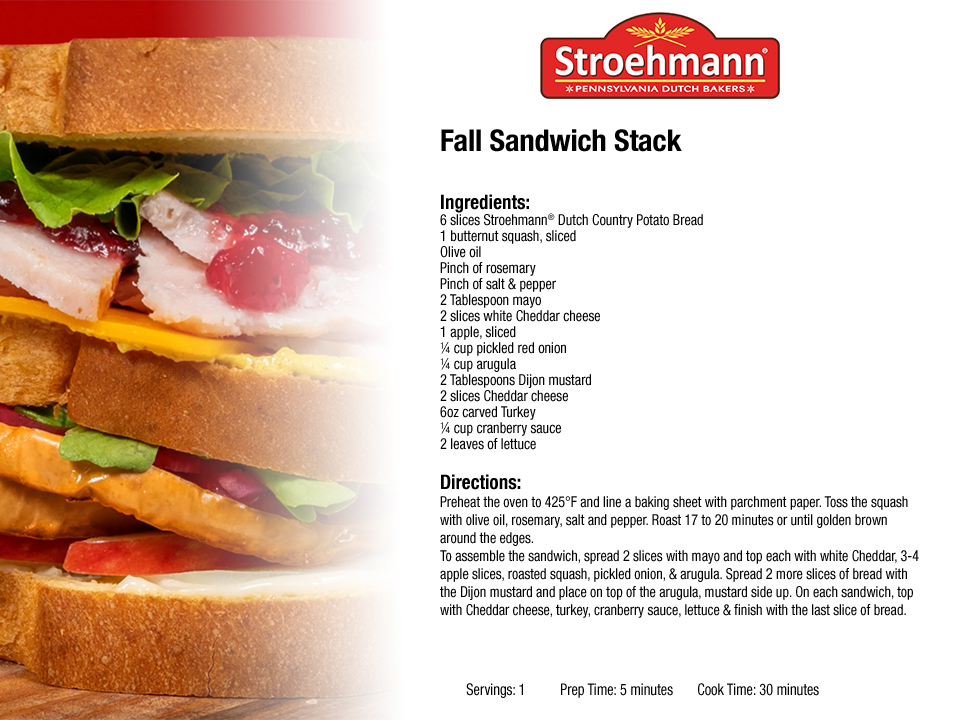 Stroehmann Bakeries LLC Menu