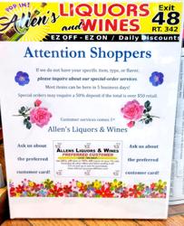 Allen’s Liquors & Wines
