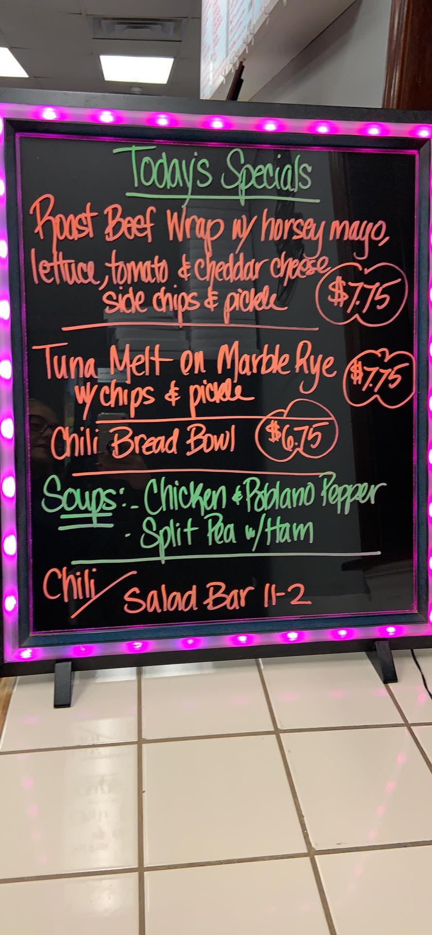 Judy's Deli Menu
