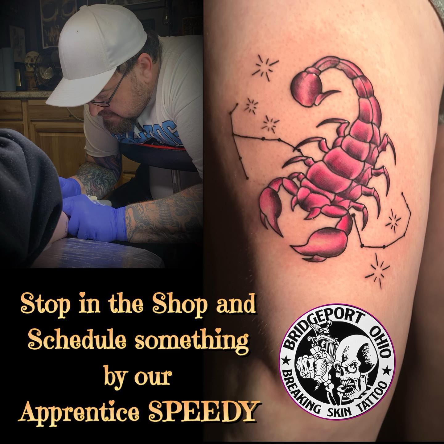 Breaking skin tattoo and body piercing 680 Main St, Bridgeport Ohio 43912