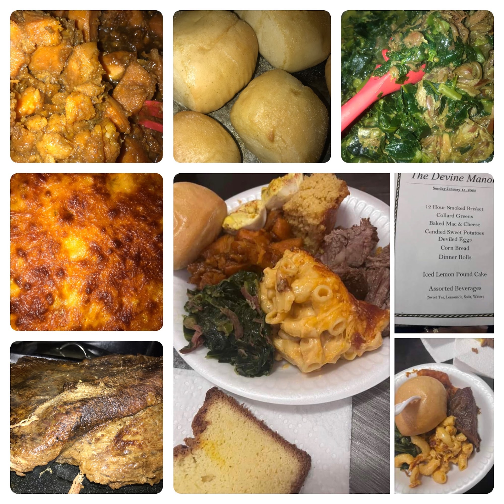 Devine Manor Adult Lounge Menu