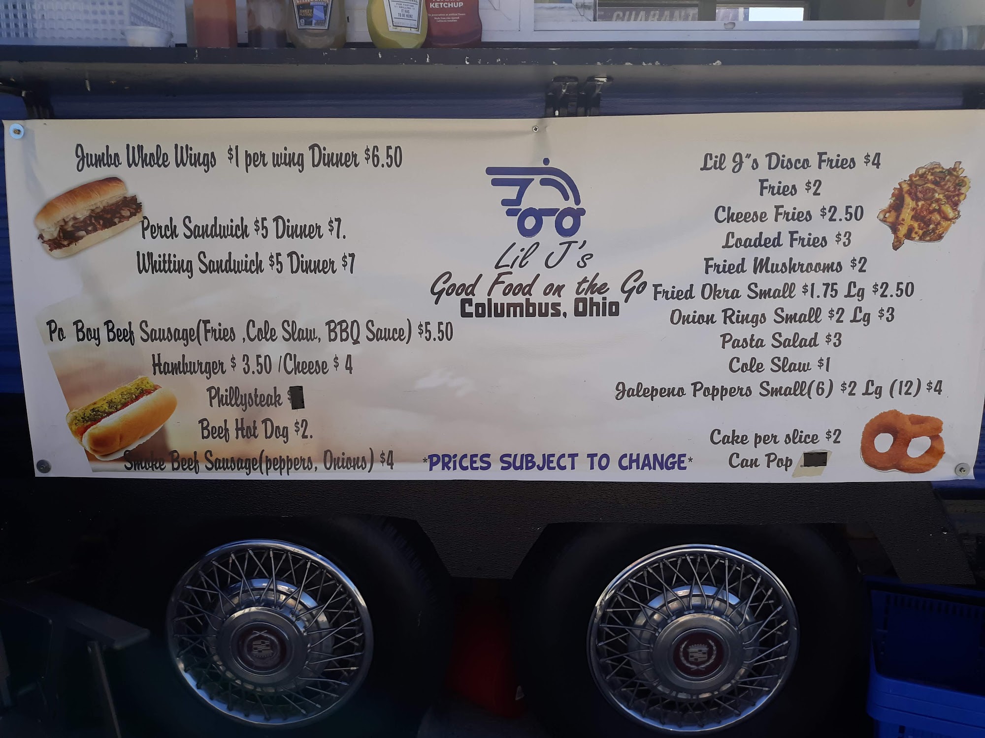Lil J's: good food on the go Menu