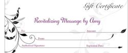Revitalizing Massage by Amy