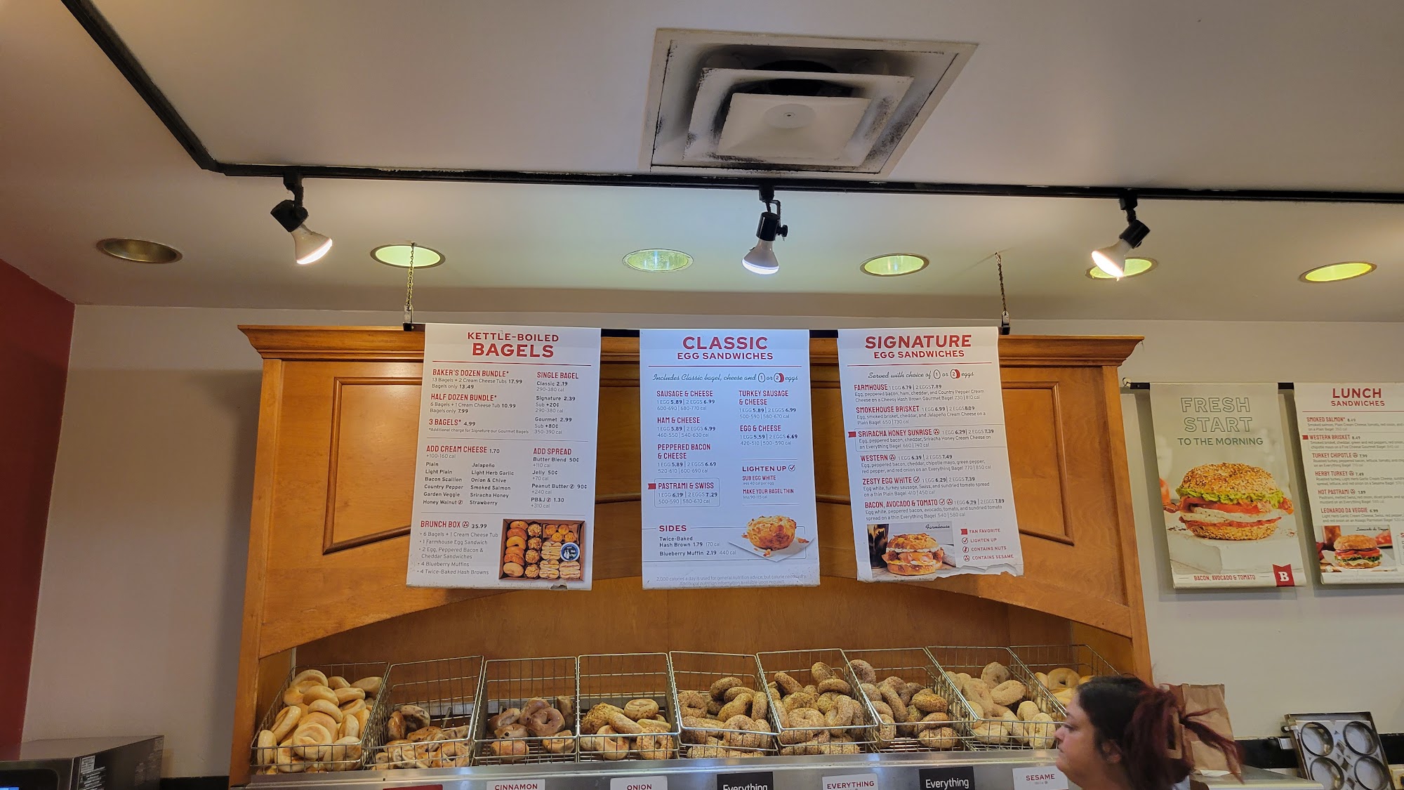 Bruegger's Bagels Menu