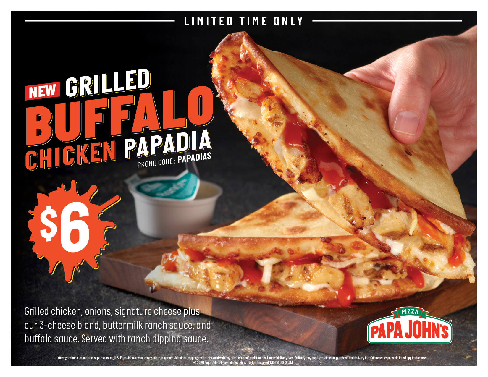 Papa Johns Pizza Menu