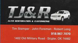 T.J.&R auto restoration and customizing llc