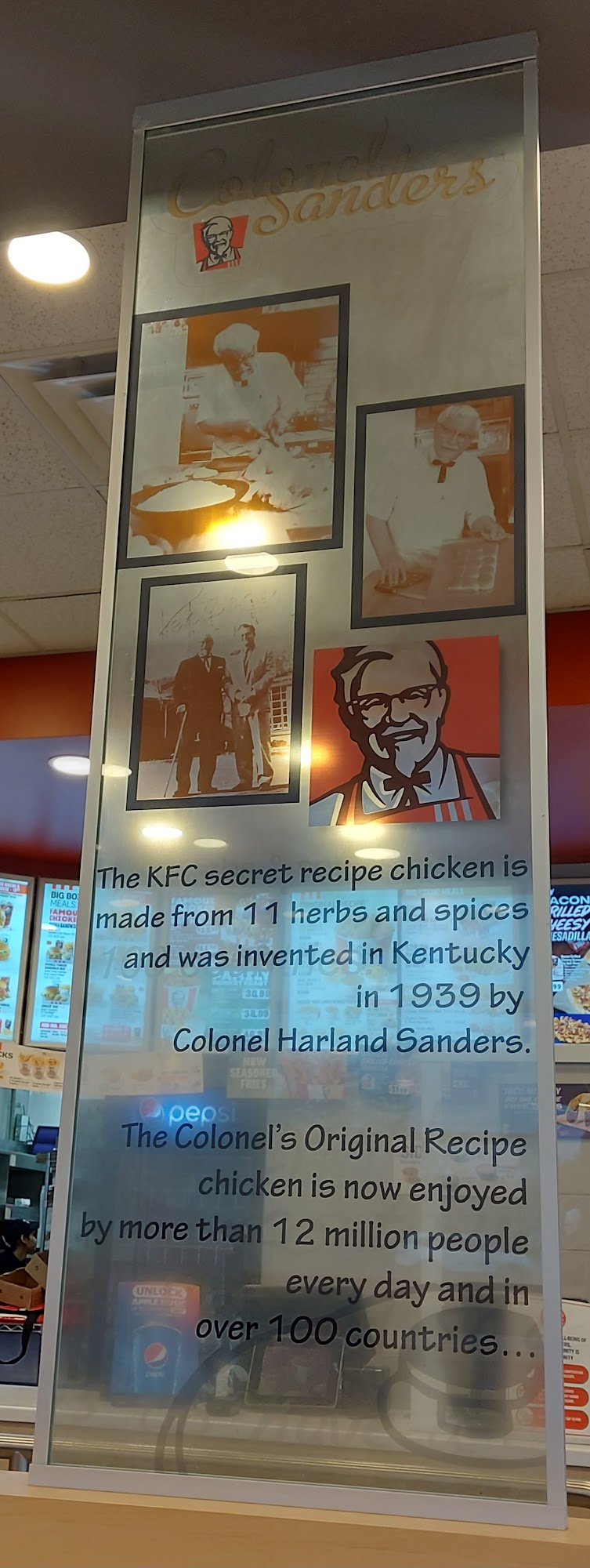 KFC Menu