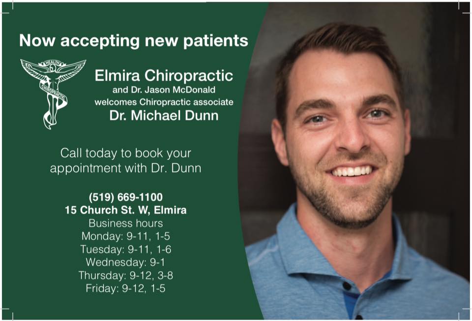 Elmira Chiropractic 15 Church St W, Elmira Ontario N3B 1M2