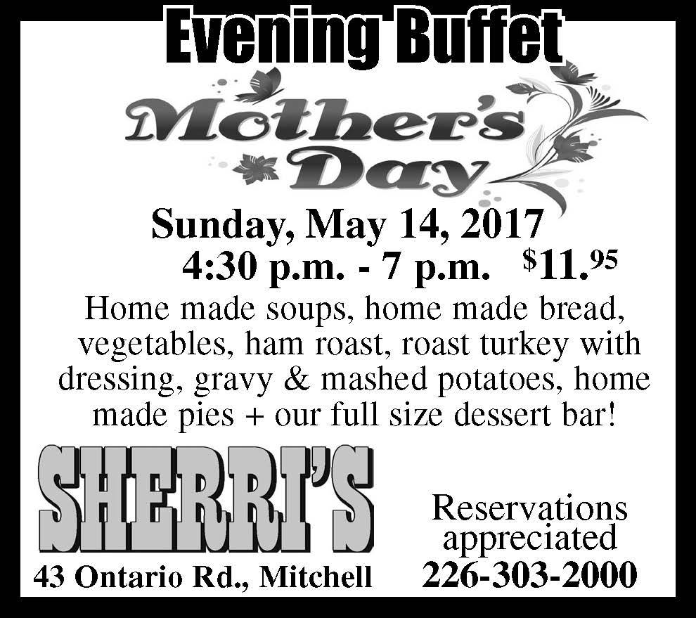 Sherri's Restaurant Menu