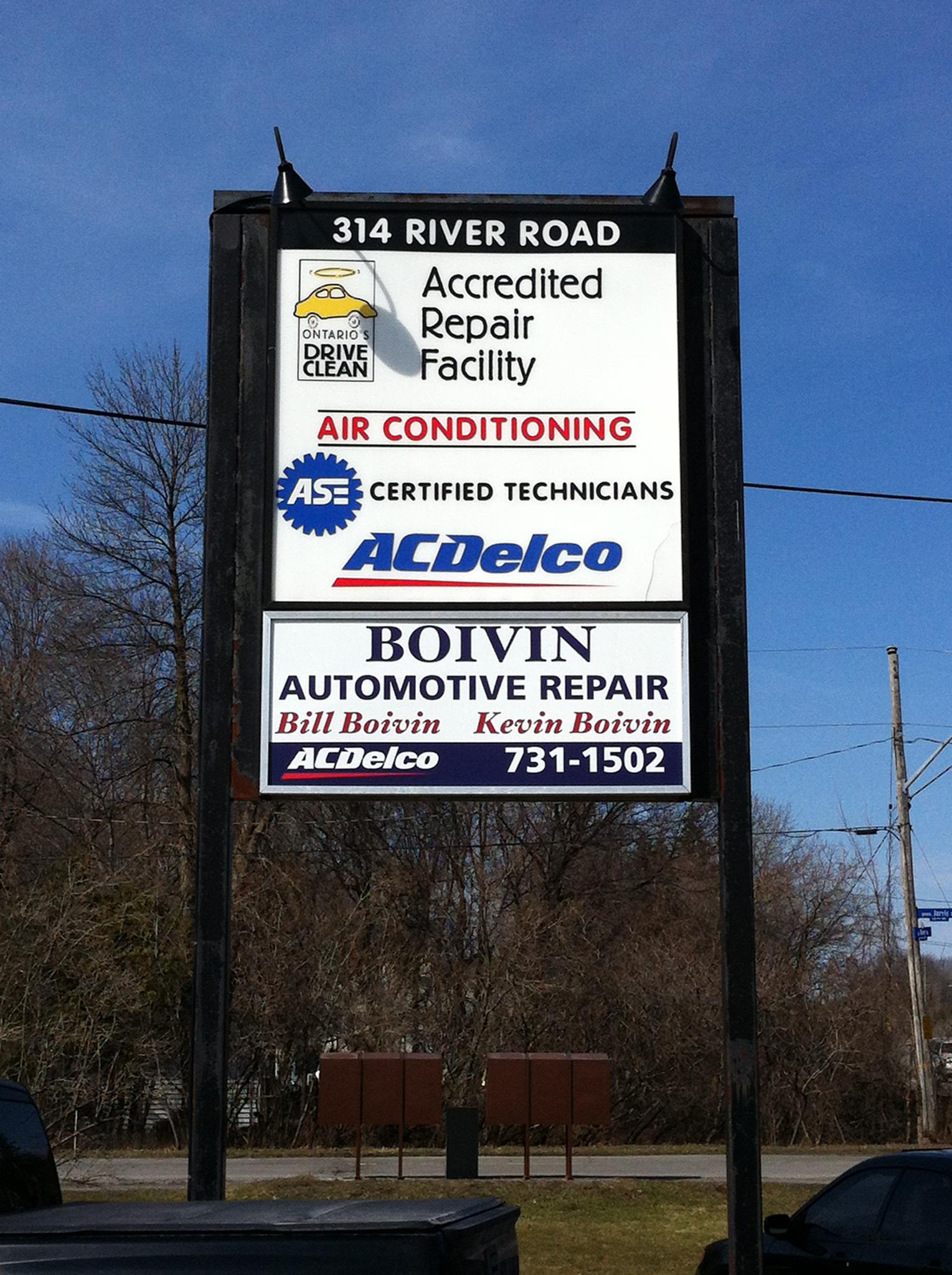Boivin Automotive Repair 6580 Fourth Line Rd, North Gower Ontario K0A 2T0