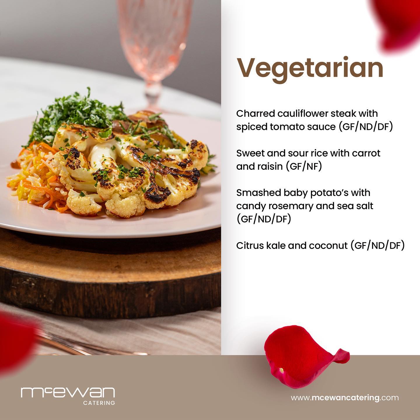 The McEwan Group Menu