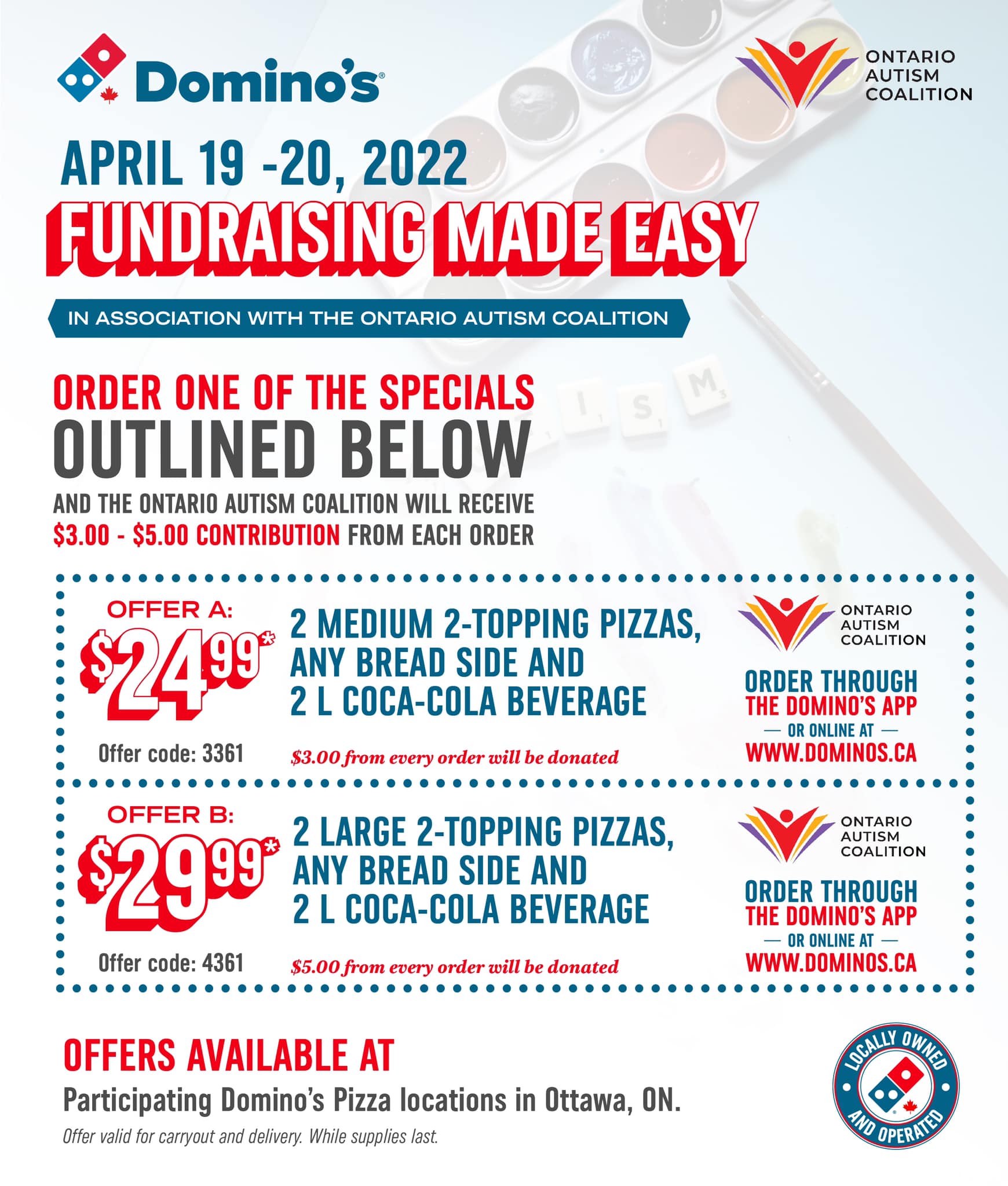 Domino's Pizza Menu