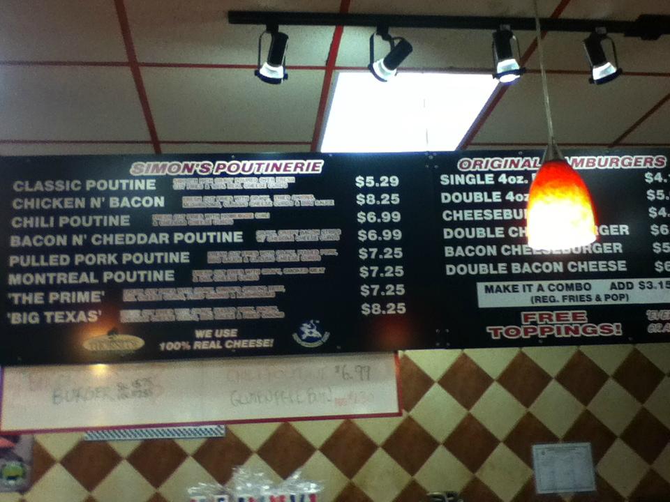 AutoFancy Meals (virtual cloud kitchen) Menu