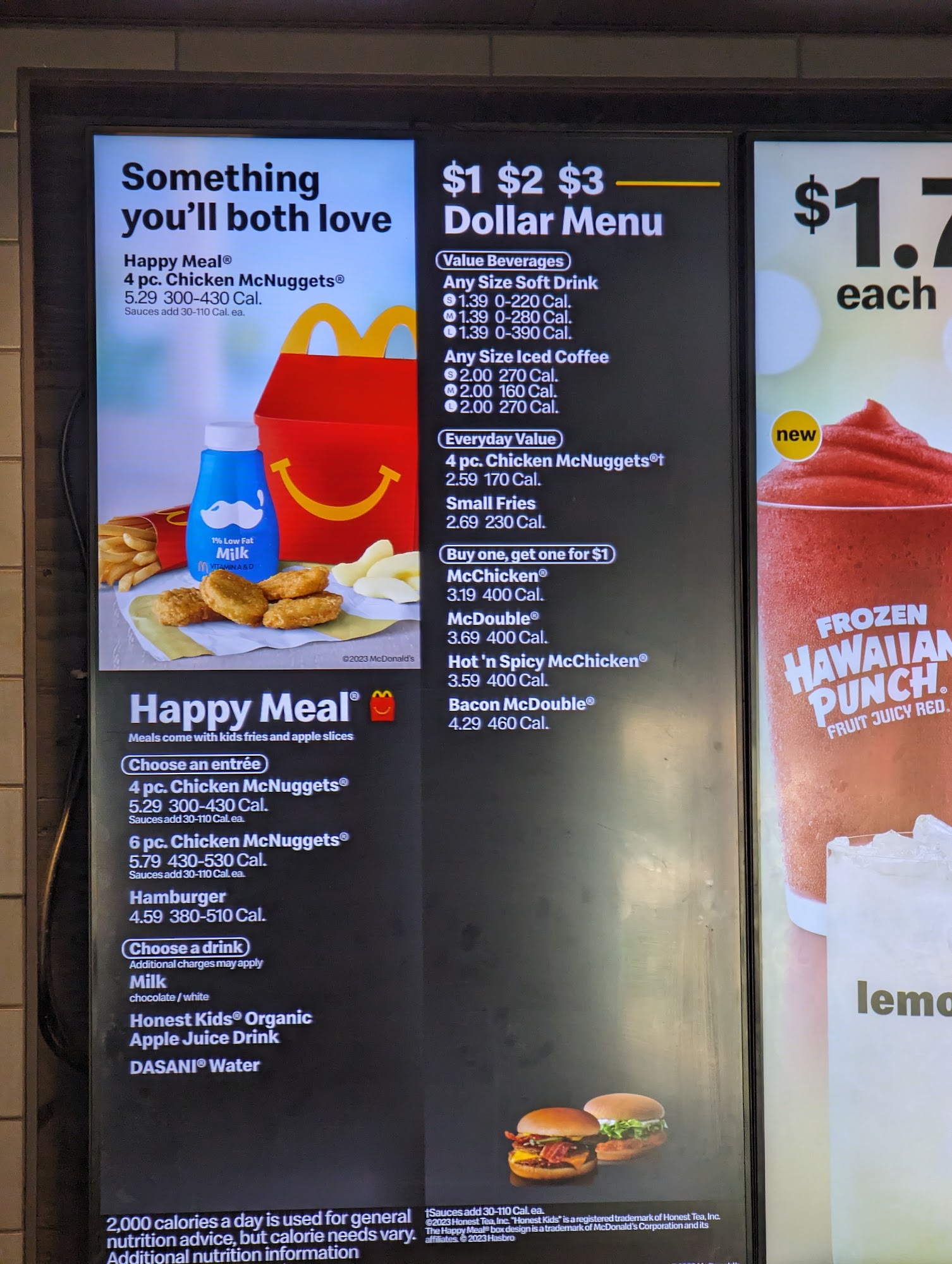 McDonald's Menu
