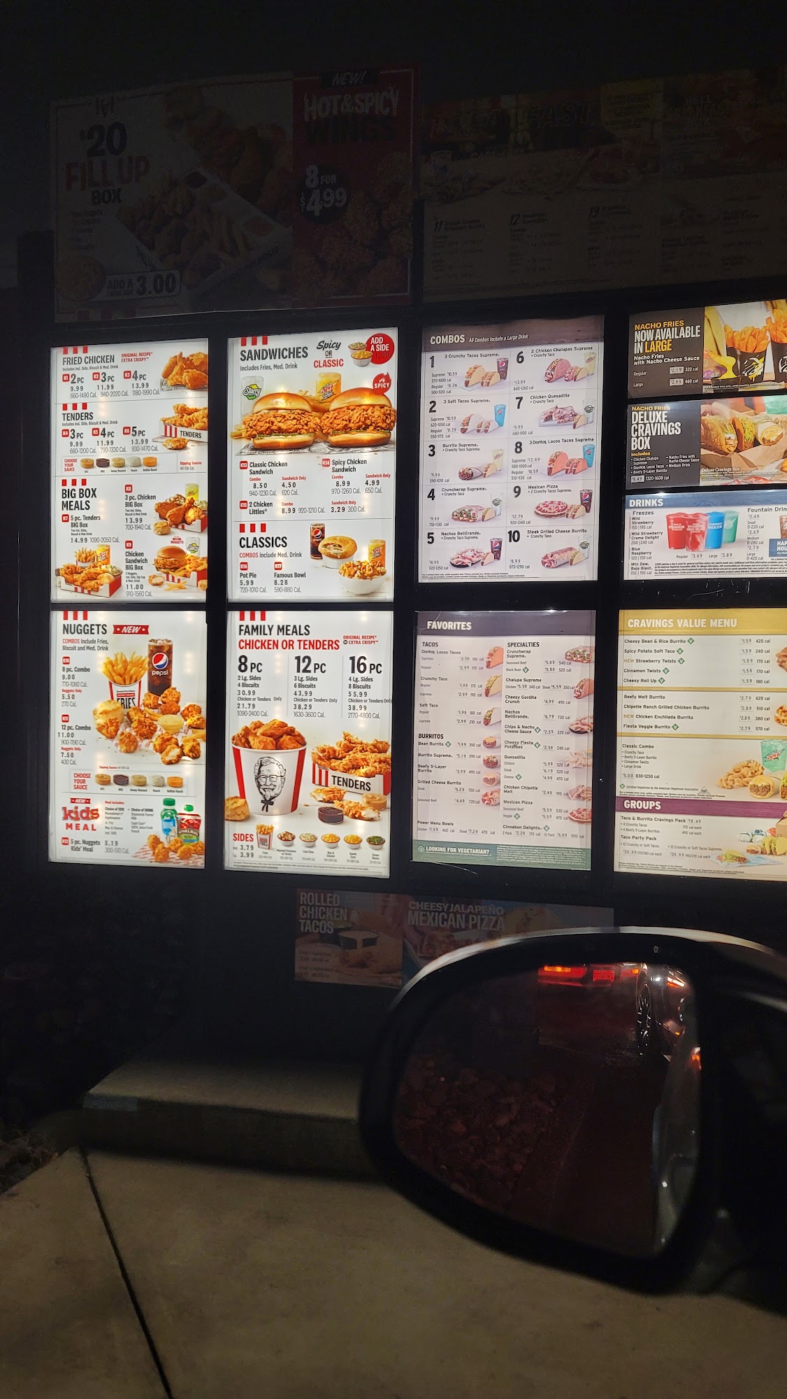 KFC Menu
