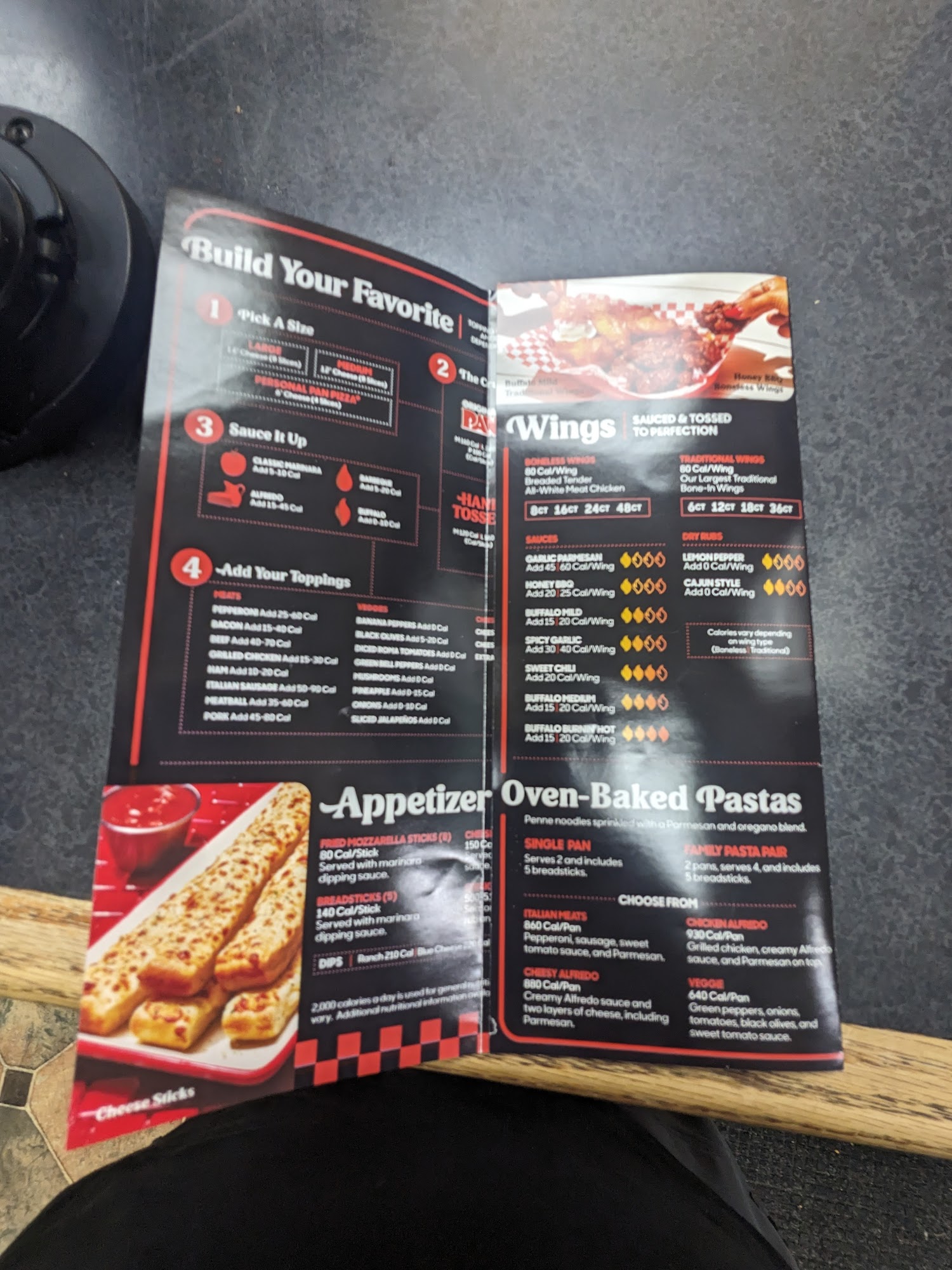 Pizza Hut Menu