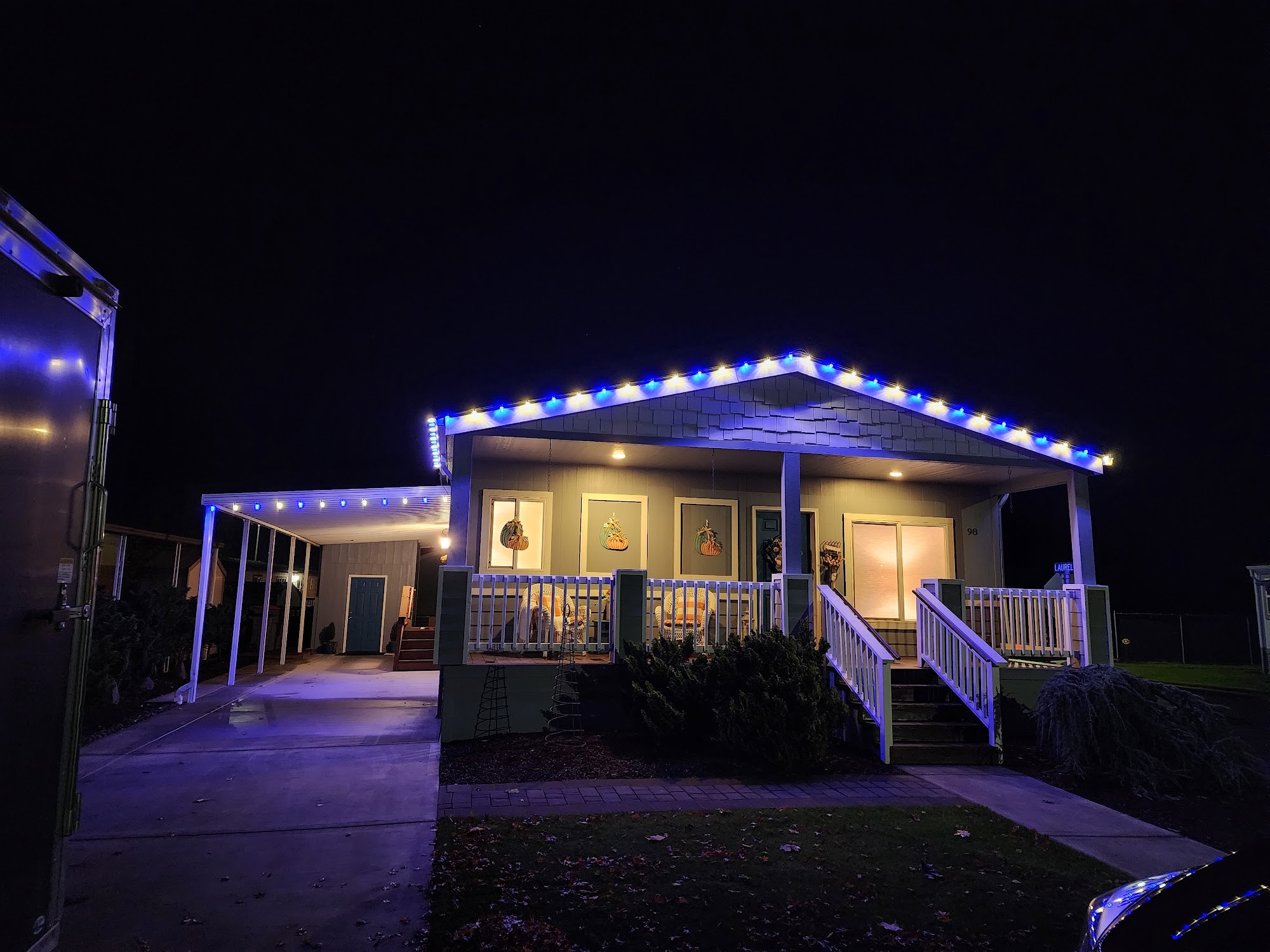 Premium Holiday Lights and Christmas lighting by Virtue Handyman Inc 228 W 2nd Pl Cir, Lafayette Oregon 97127