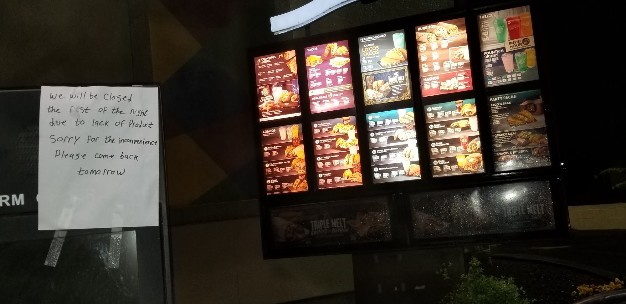 Taco Bell Menu