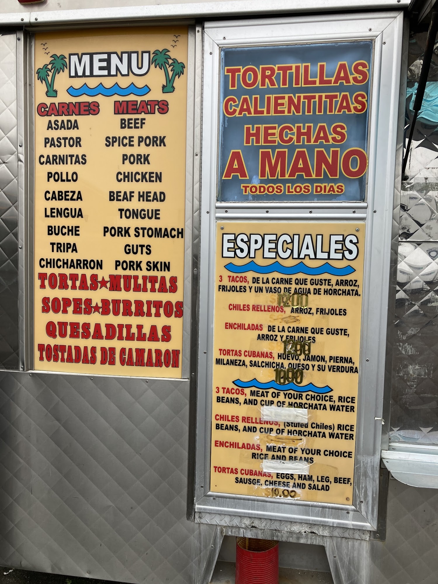 Taco Vallarta Menu