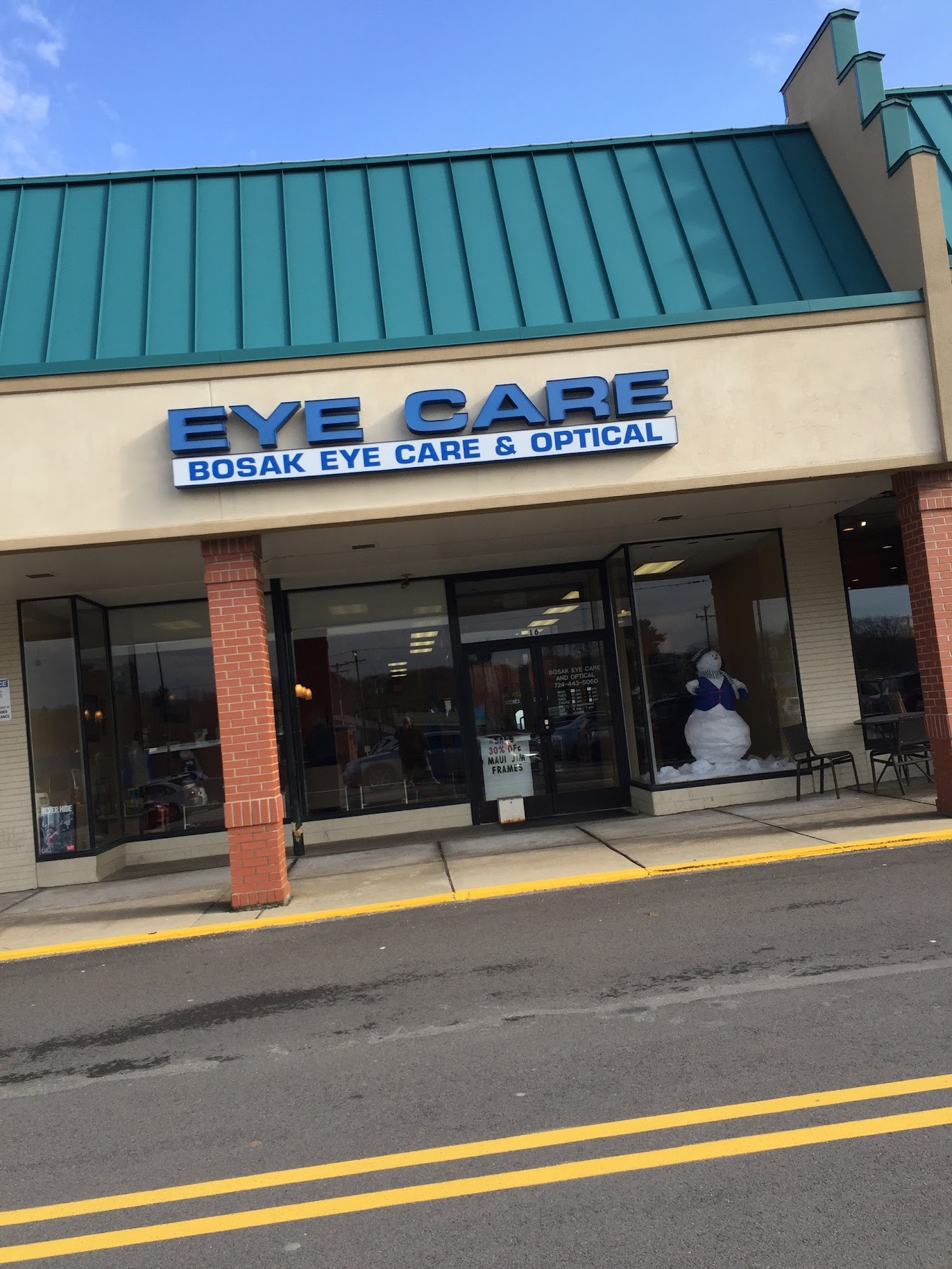 Bosak Eyecare and Optical 4960 William Flinn Hwy #16, Allison Park Pennsylvania 15101