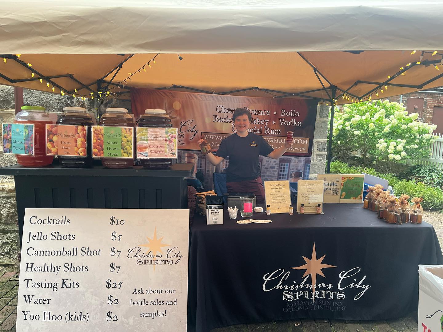 Christmas City Spirits Menu