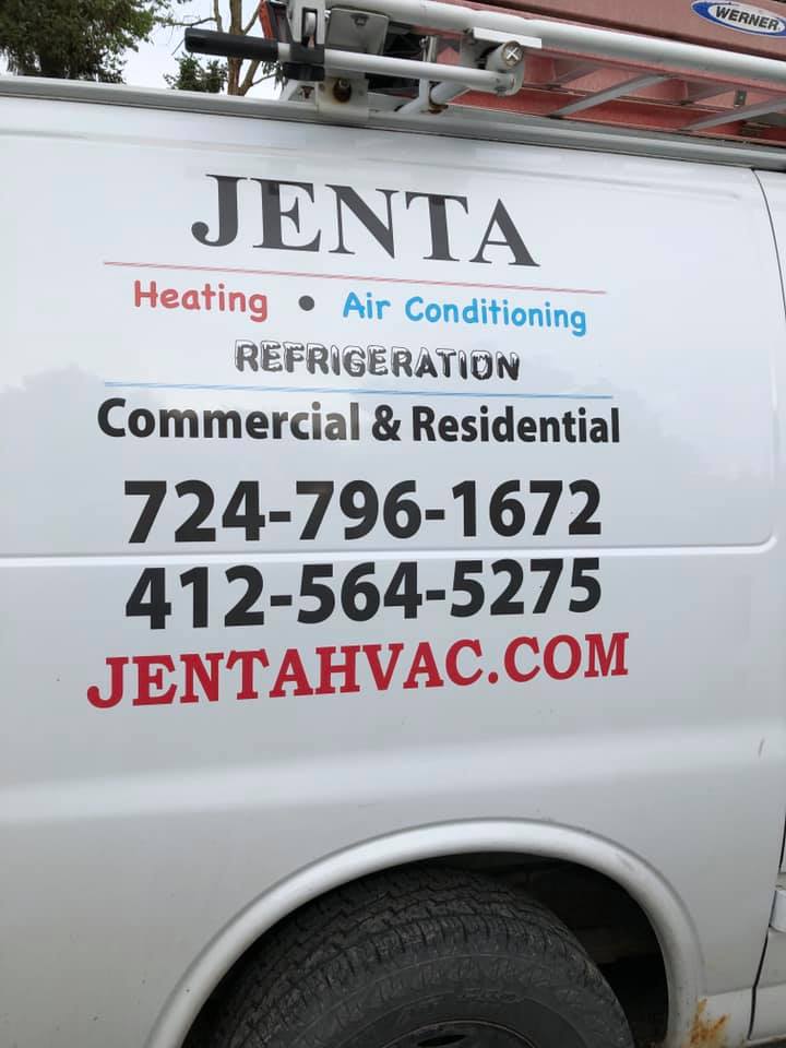 JENTA HEATING AND AIR CONDITIONING 1136 Grant St, Bulger Pennsylvania 15019