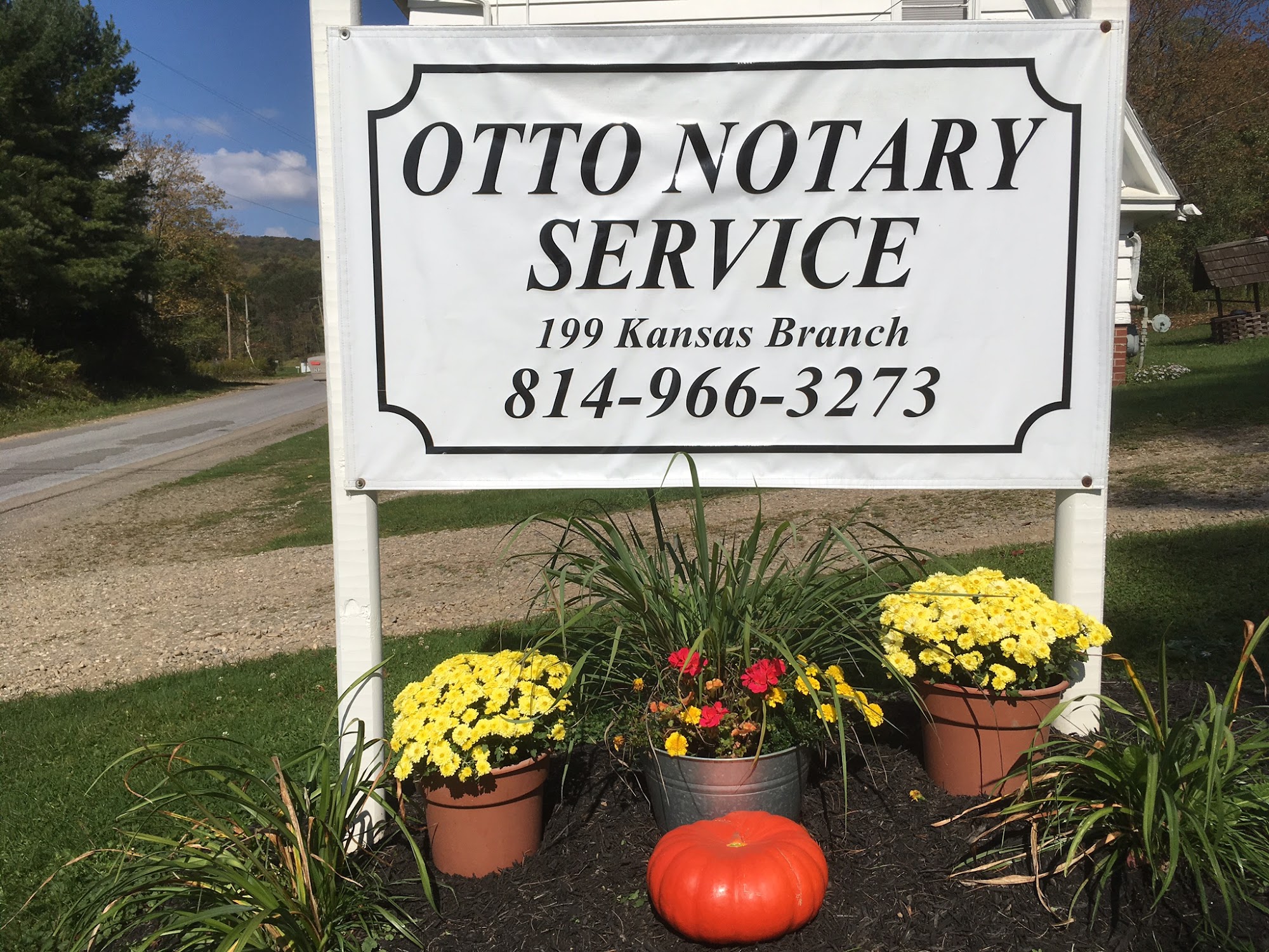 Otto Notary Service 199 Kansas Branch Rd, Duke Center Pennsylvania 16729