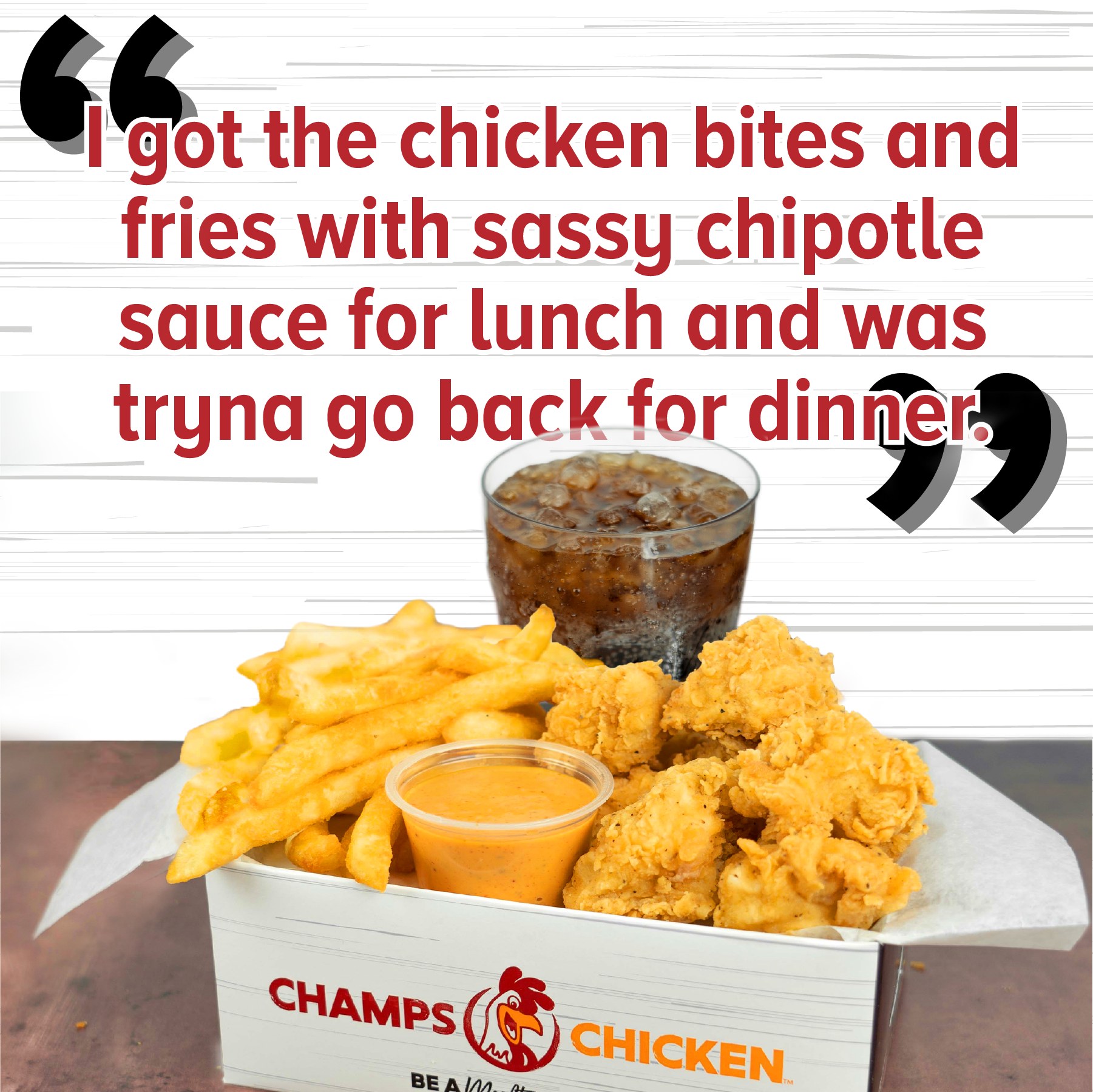 Champs Chicken Menu