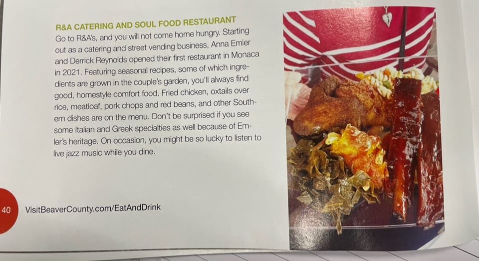 R&A Catering, LLC Menu