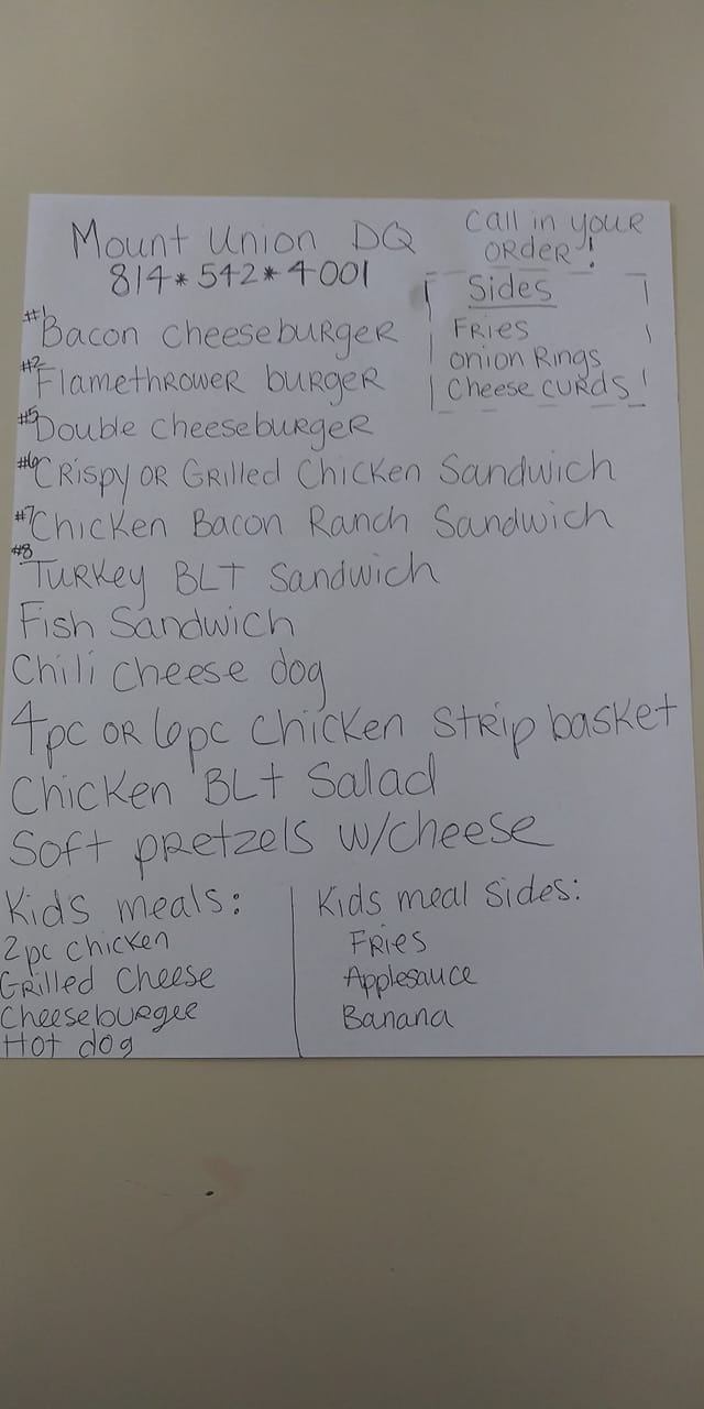 Dairy Queen Grill & Chill Menu