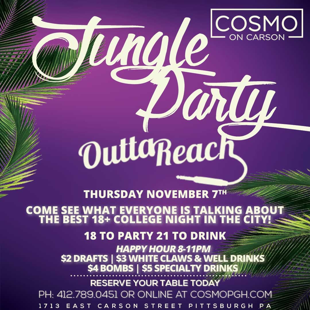 Cosmo on Carson Menu