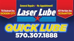 Laser Lube Meridian Ave, Scranton • 10 Minute Oil Change
