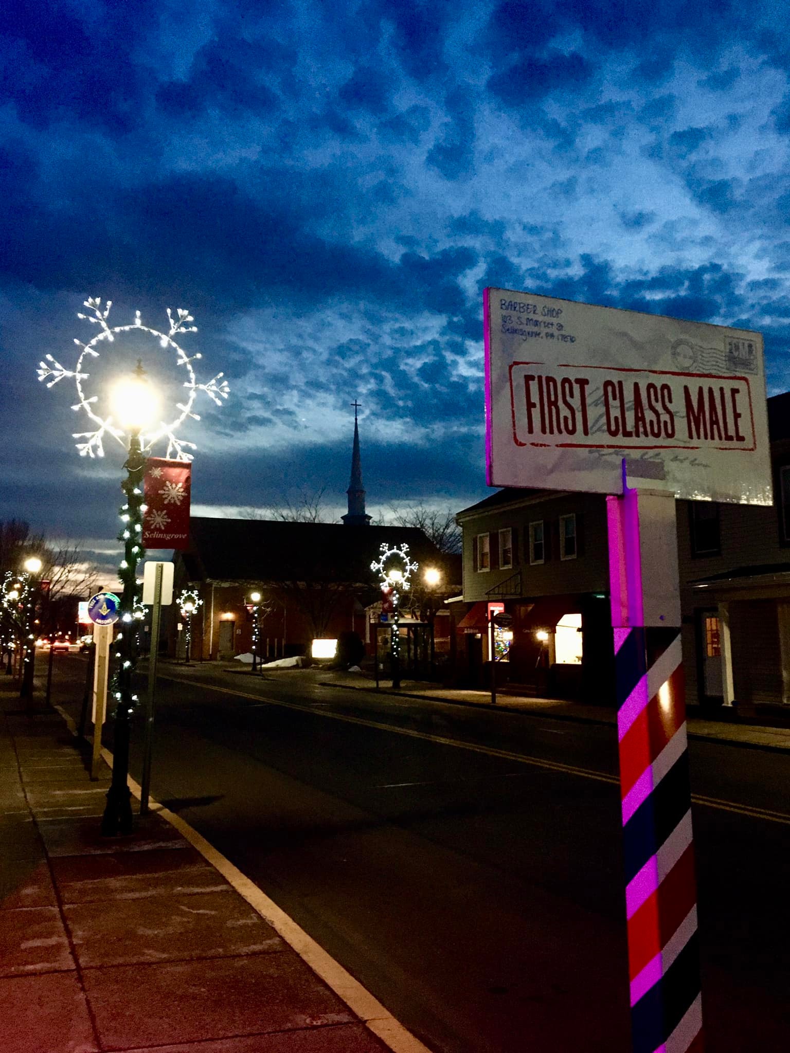 First Class Male 103 S Market St, Selinsgrove Pennsylvania 17870