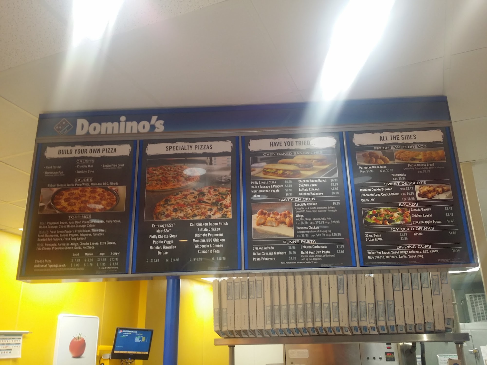 Domino's Pizza Menu