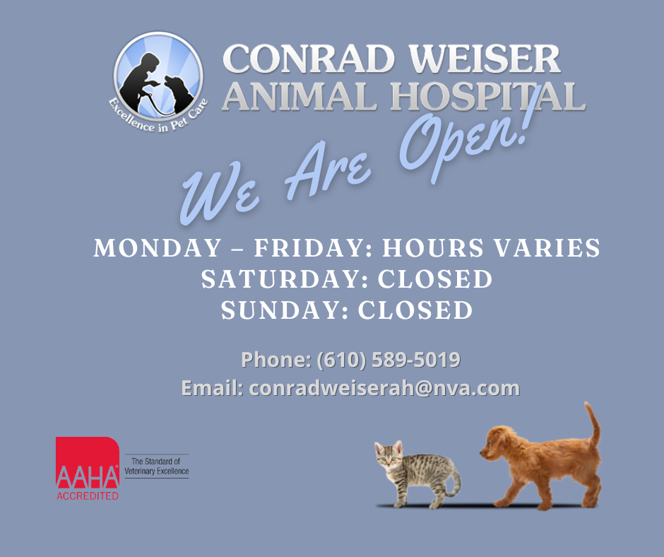 Conrad Weiser Animal Hospital 105 N 3rd St, Womelsdorf Pennsylvania 19567