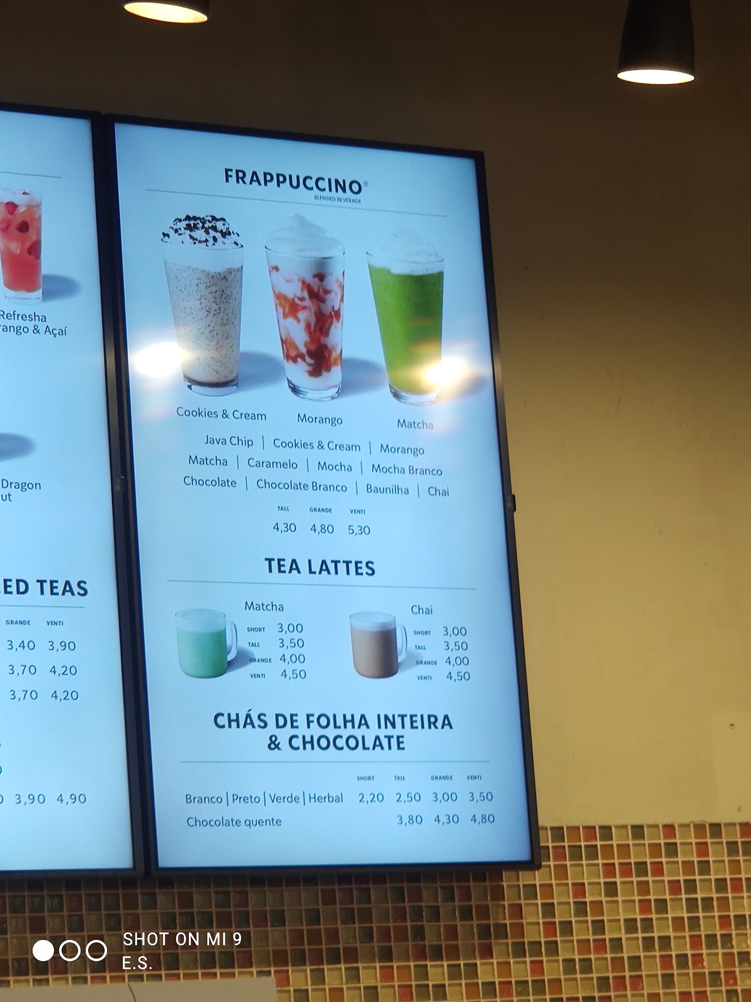 Starbucks (Starbucks UBBO) Menu