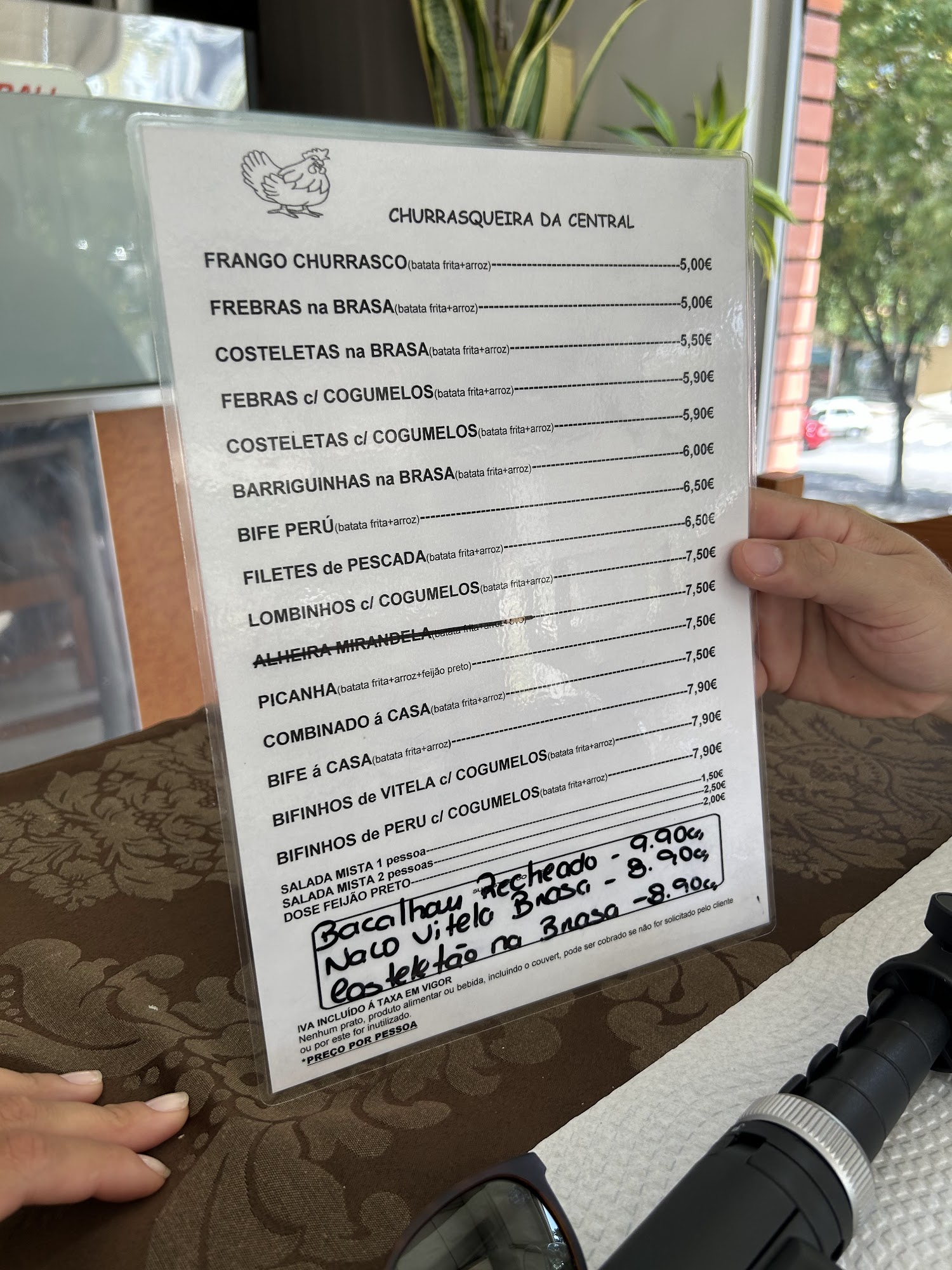 Churrasqueira da Central Menu