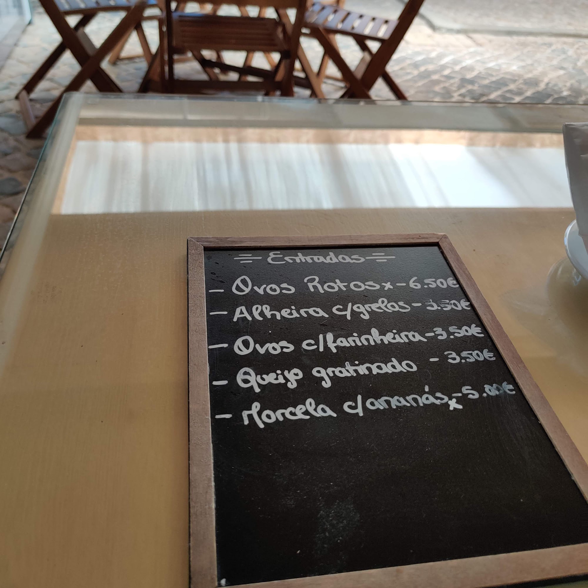 Sabores da Quinta Menu