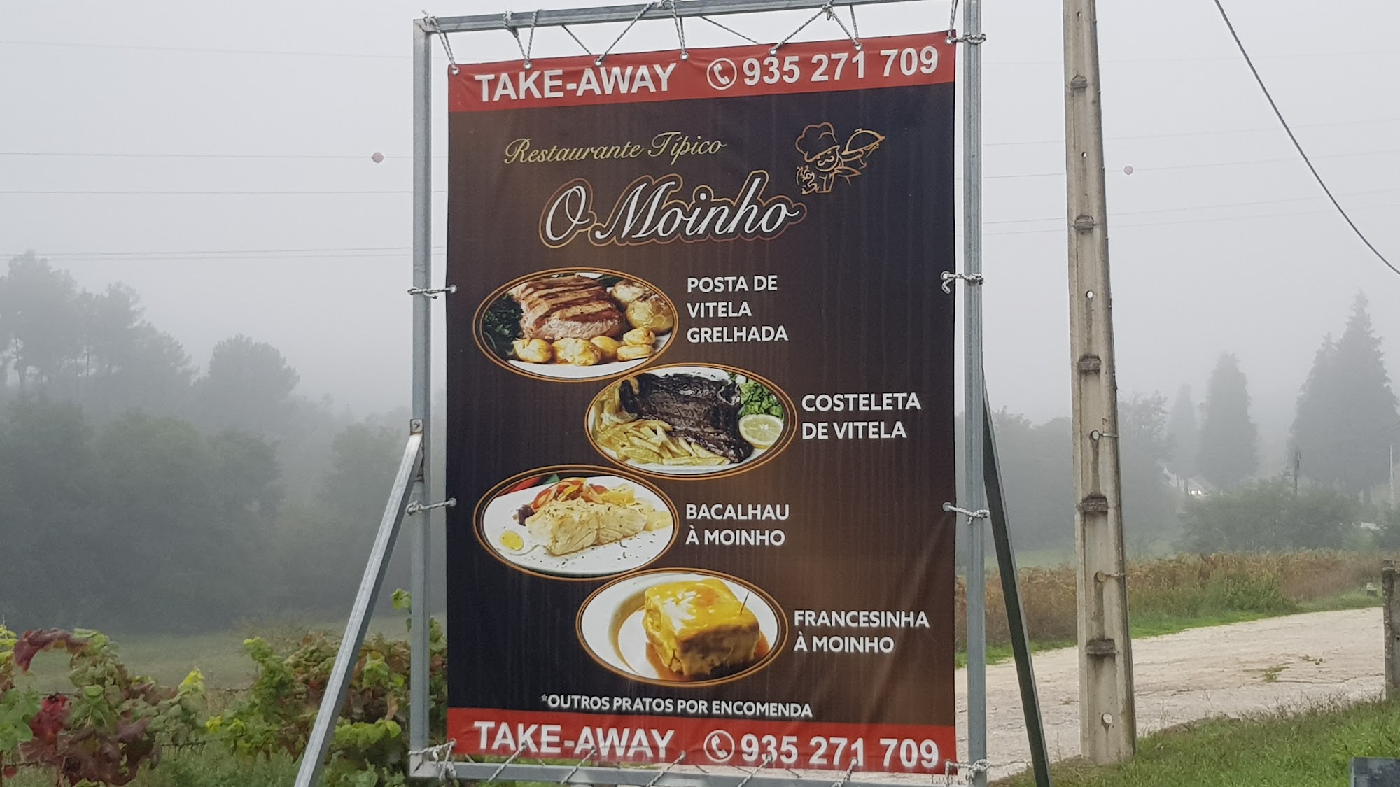 O Moinho Menu