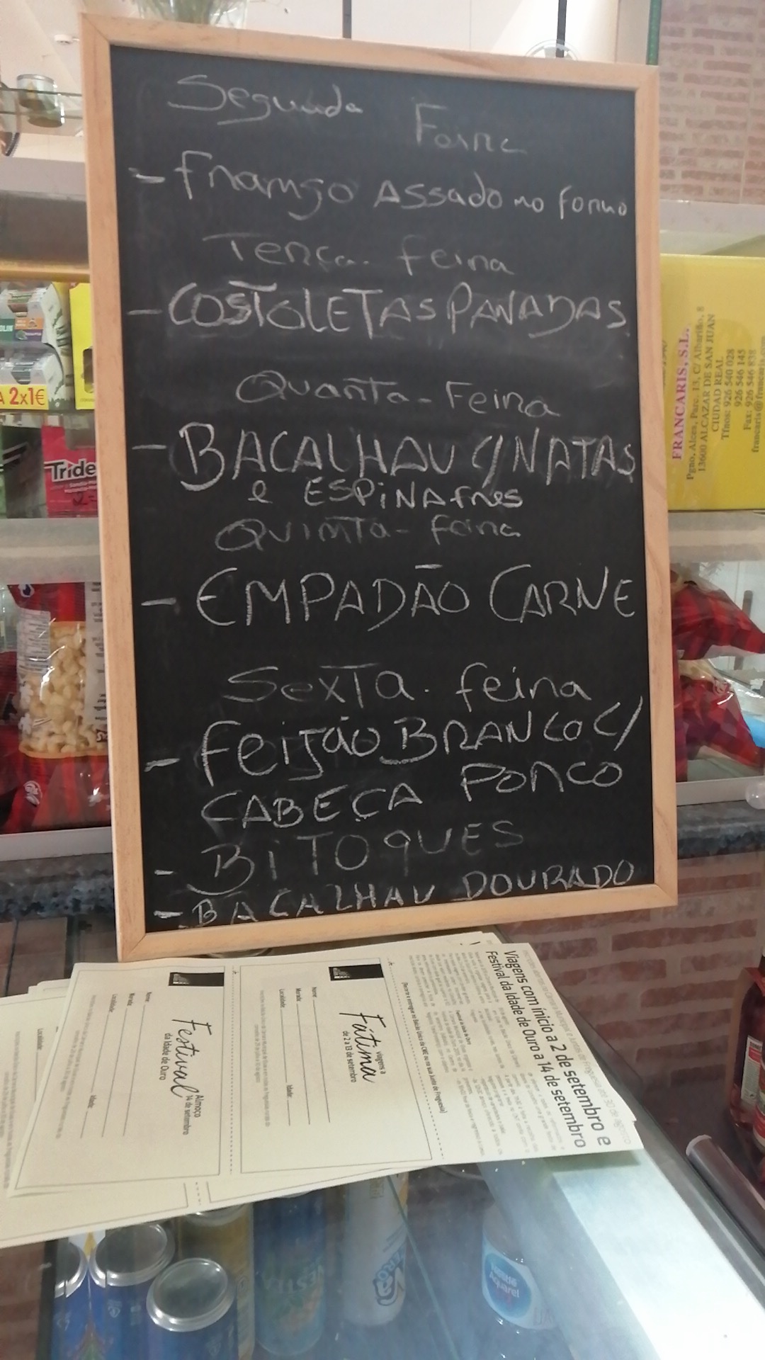 O Largo Menu