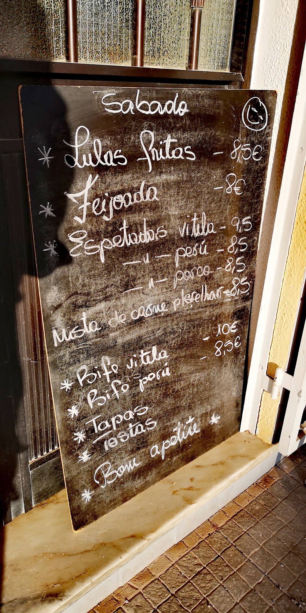 Mar e guerra café (Café Custódio) Menu