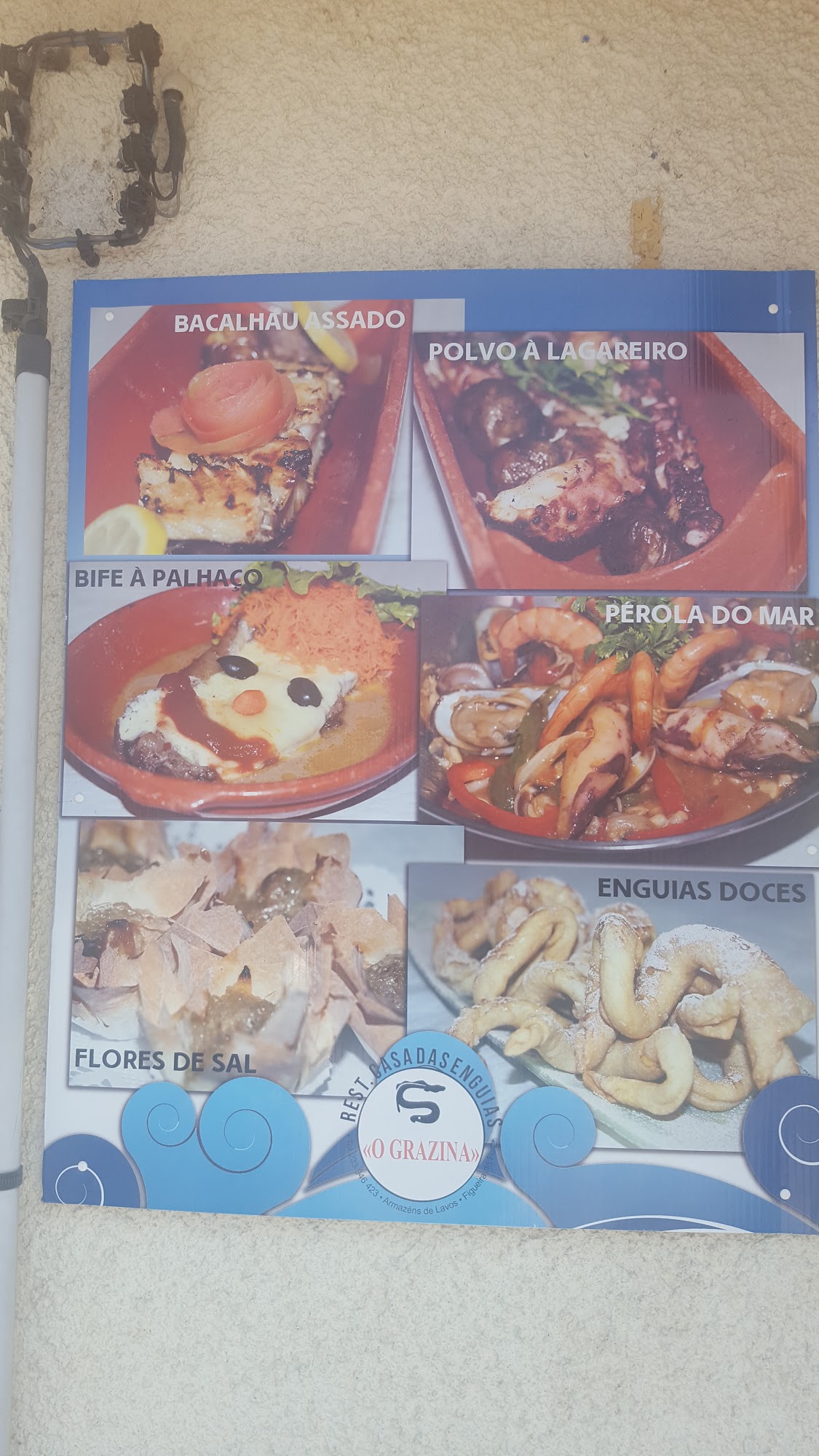 Restaurante Dos Armazéns Menu