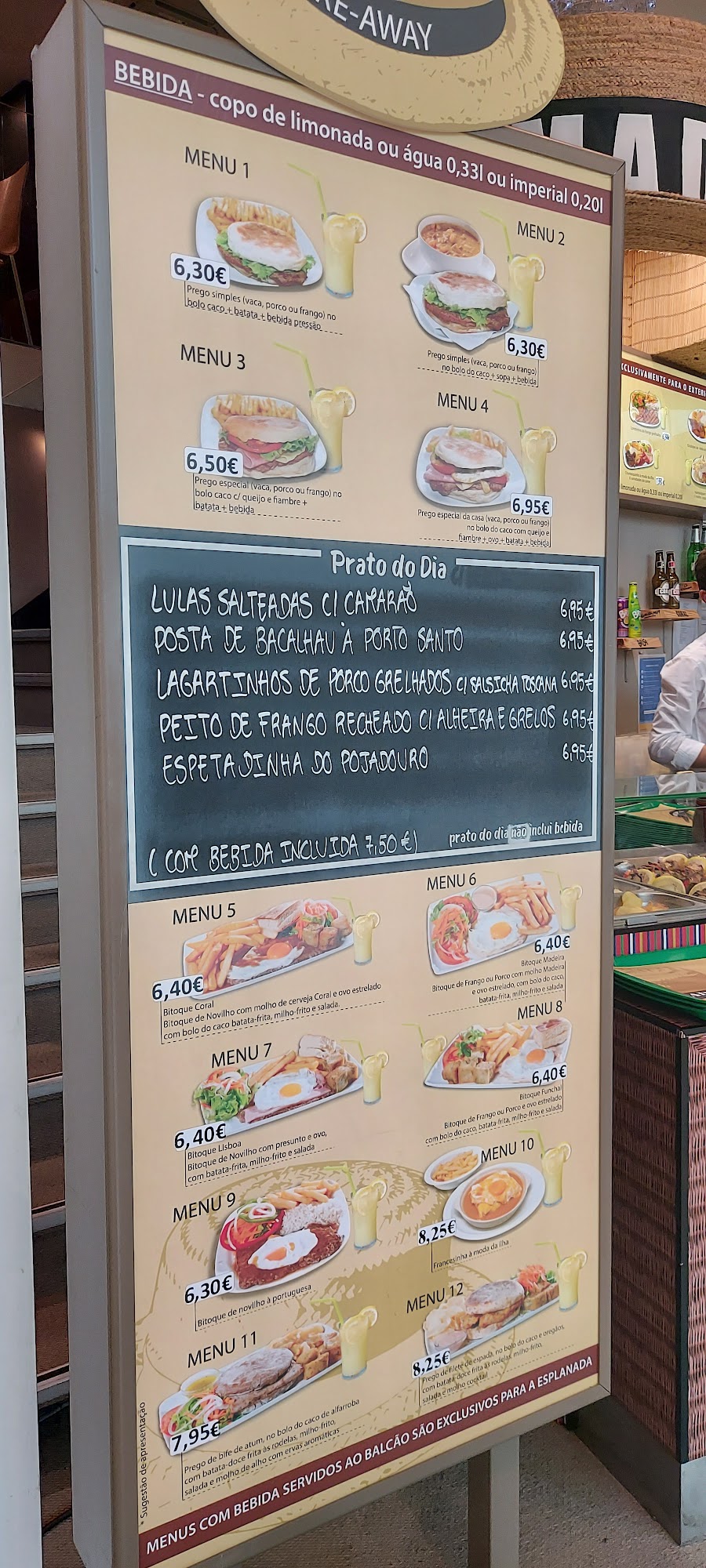 Sabores da Ilha Menu