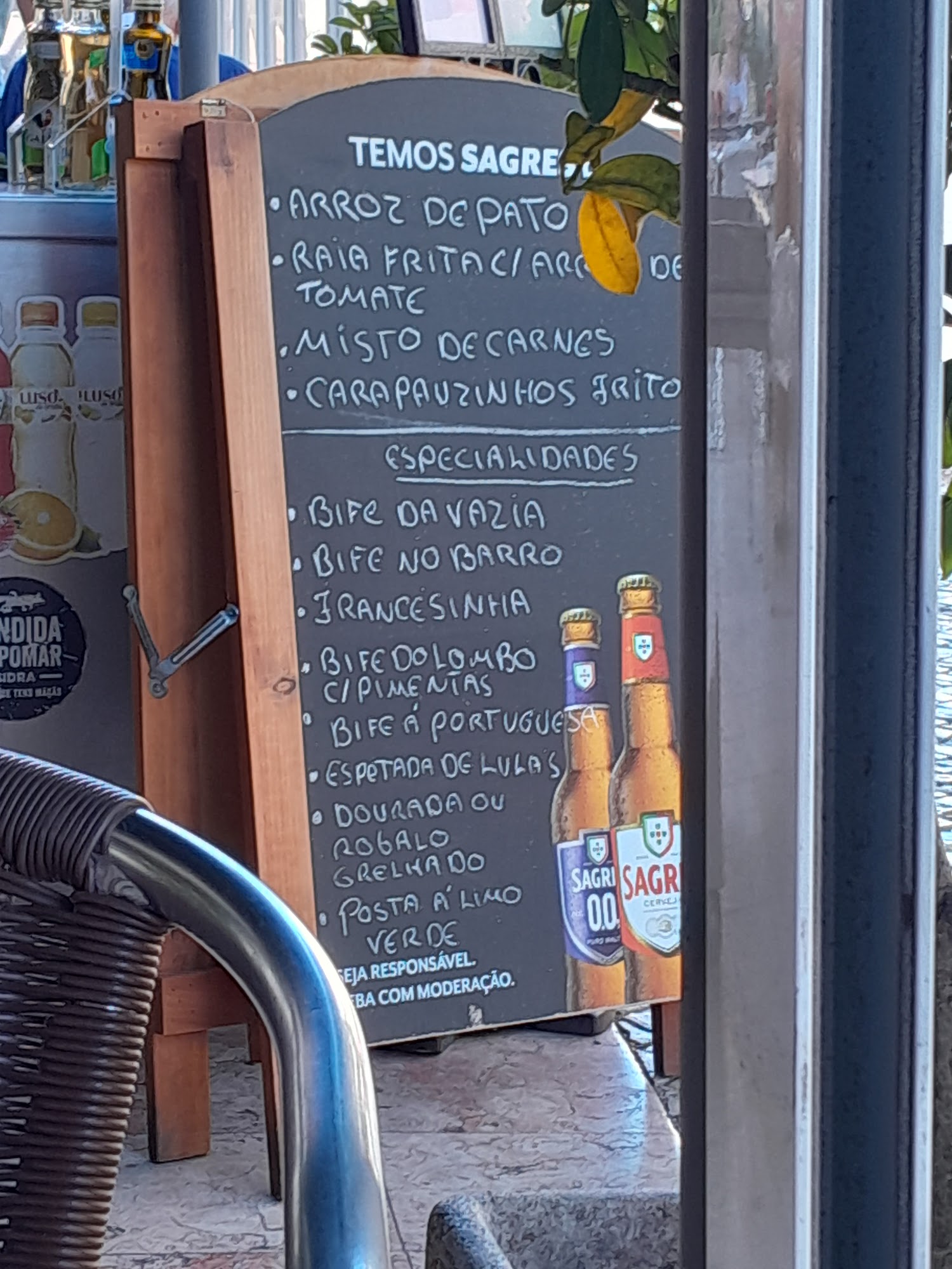 Limo Verde Menu