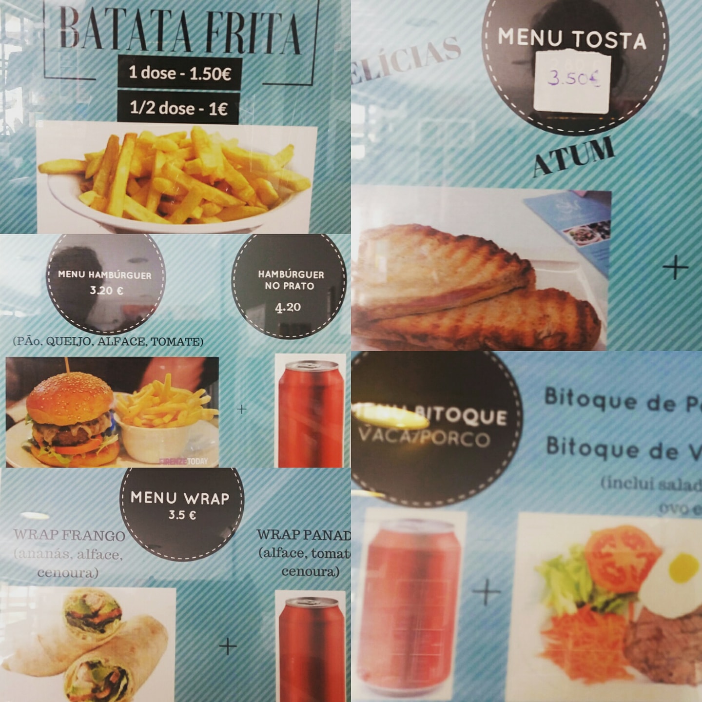 Azul Mar (Pastelaria Azul Mar) Menu
