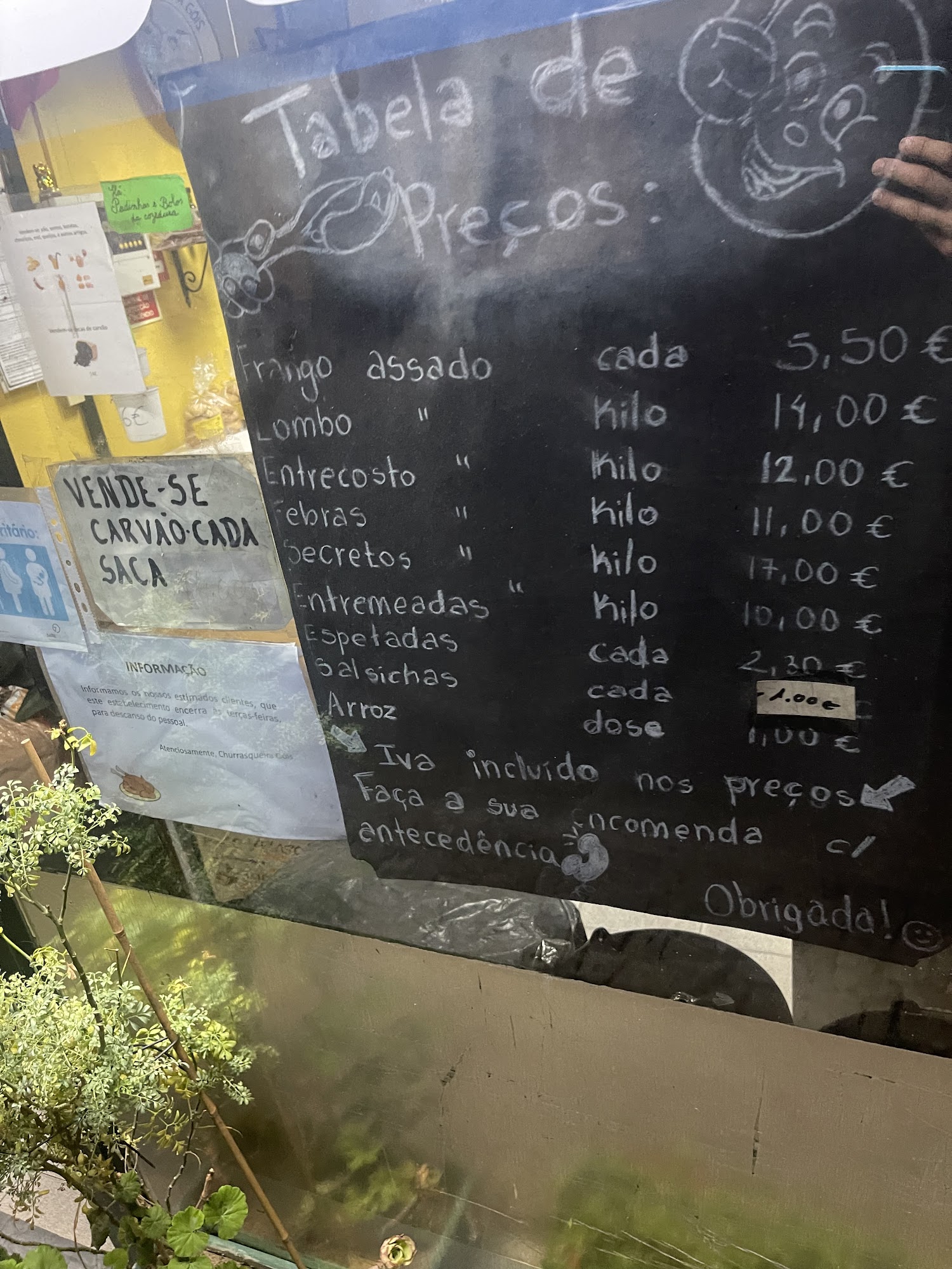 Churrasqueira Gois Menu